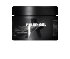 Astonishing Fiber Gel Transparent Pink, 45 мл- Гель для нарощування з волокнами, прозоро рожевий