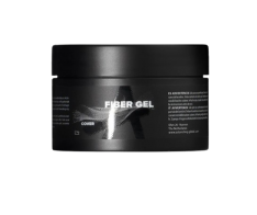 Astonishing Fiber Gel Cover, 14 мл - Гель для нарощування з волокнами, камуфлюючий рожевий